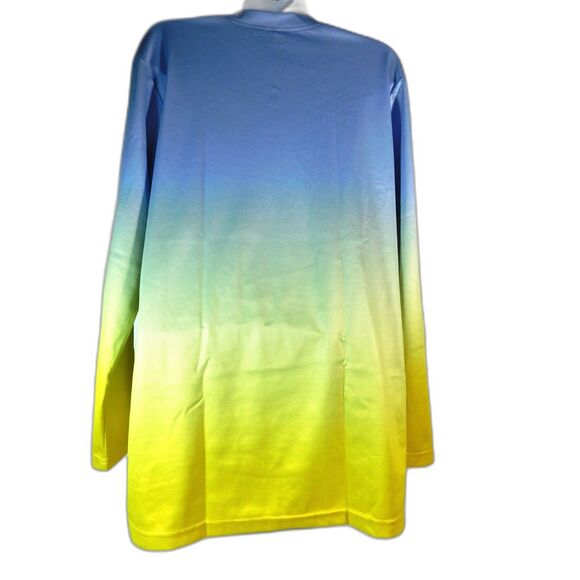 Basketball T Shirt Rim Rockers Ombre Sz. M Healy Sportswear Long Sleeves - Picture 2 of 9